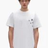 Camiseta con monograma de cuentas