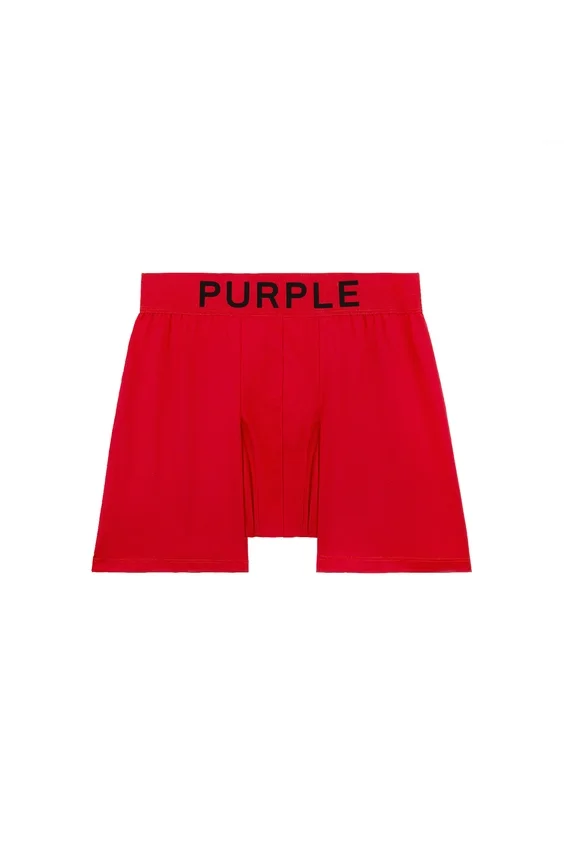 Calzoncillo tipo boxer de la marca Purple Brand, unidad suelta - Rojo