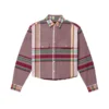 Camisa a cuadros descolorida