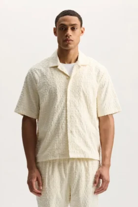 Camisa de felpa jacquard