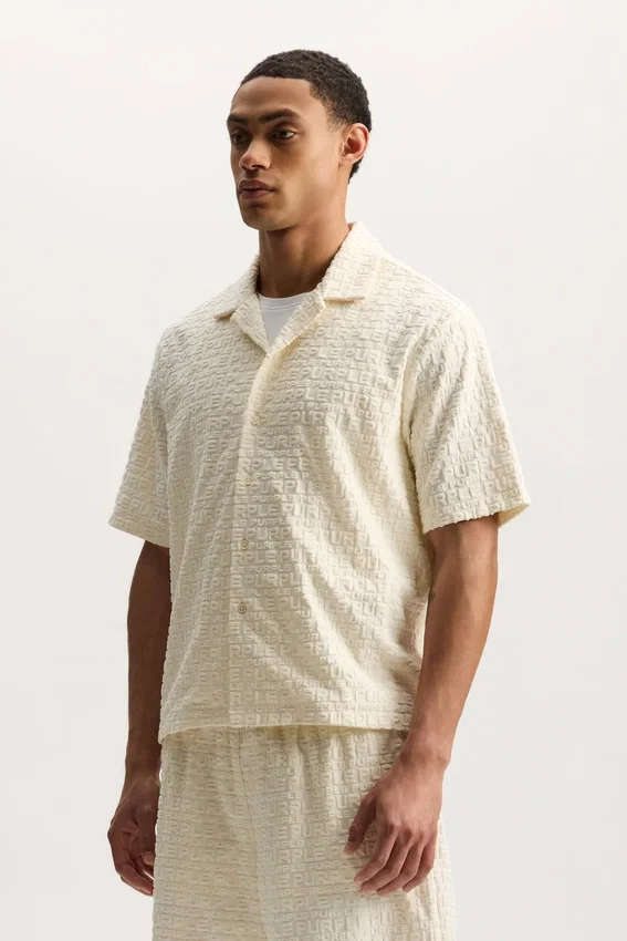 Camisa de felpa jacquard