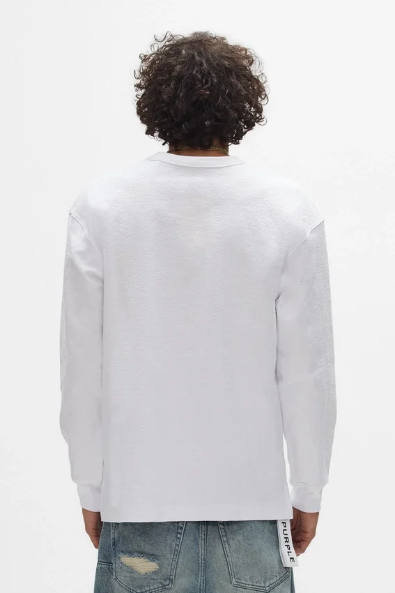 Camisa de manga larga con perlas góticas dispersas