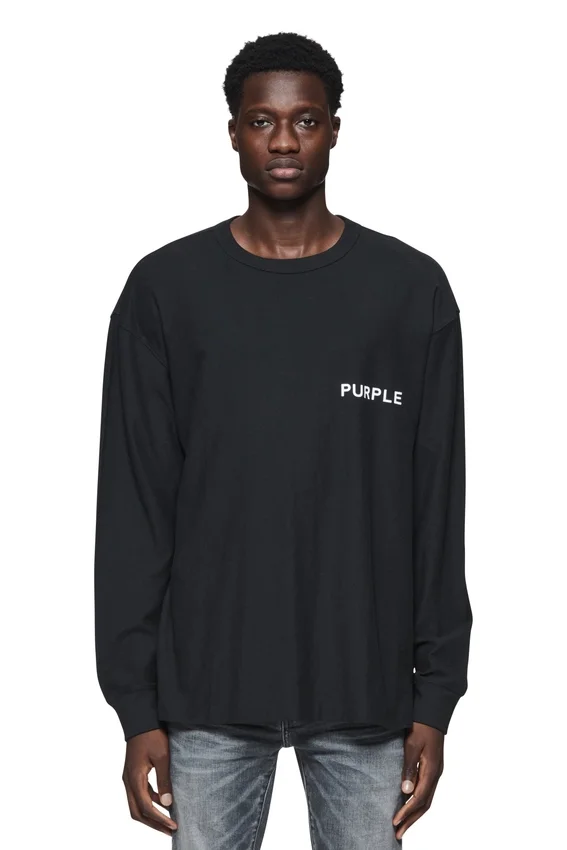 Camiseña de manga larga con logotipo repetido
