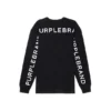 Camiseña de manga larga con logotipo repetido