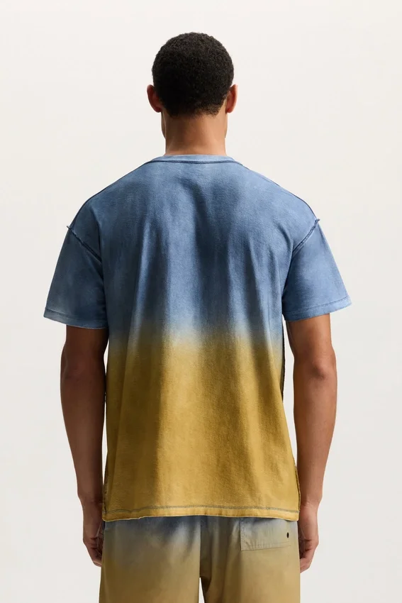 Camiseta con logotipo desvanecido