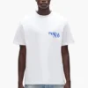 Camiseta con logotipo pintado