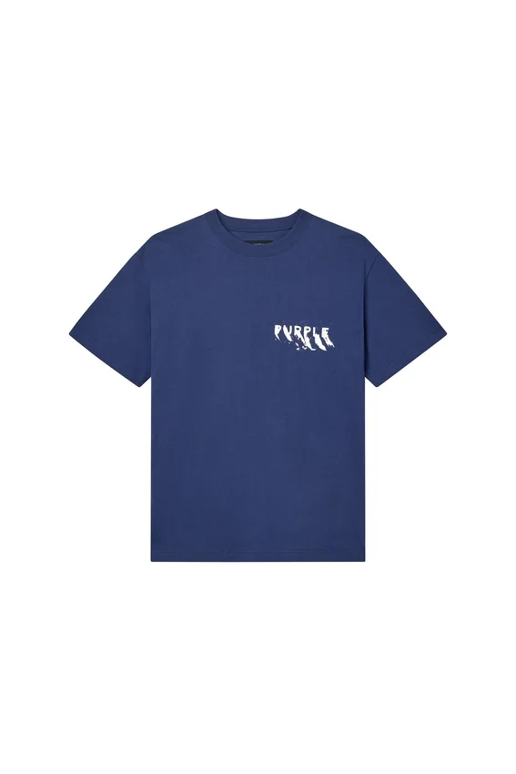 Camiseta con logotipo pintado