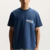 Camiseta con logotipo pintado
