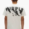 Camiseta con logotipo pintado