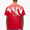 Camiseta con logotipo pintado