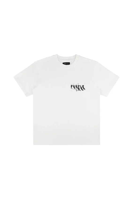 Camiseta con logotipo pintado
