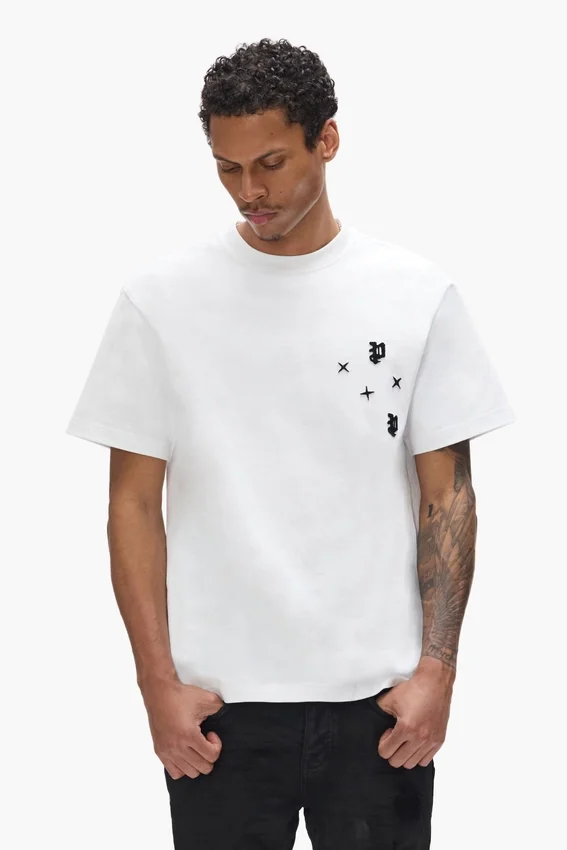 Camiseta con monograma de estrella