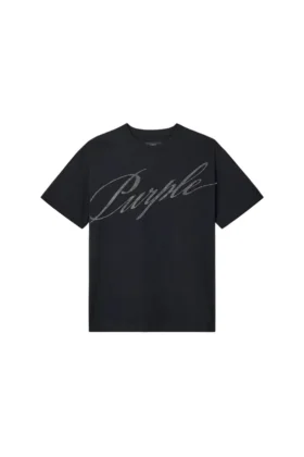 Camiseta Crystal Slanted Script