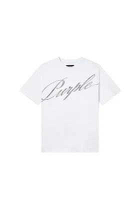 Camiseta Crystal Slanted Script