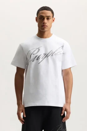 Camiseta Crystal Slanted Script