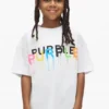 Camiseta infantil con logotipo pintado