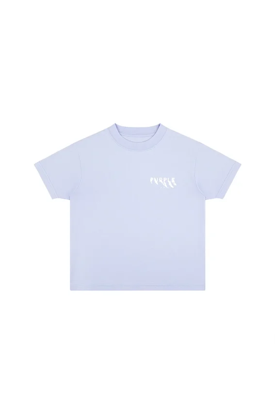Camiseta infantil con logotipo pintado