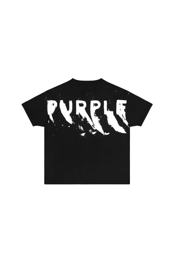 Camiseta infantil con logotipo pintado