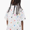 Camiseta infantil con monograma pintado