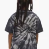 Camiseta infantil con tres logotipos y efecto tie-dye