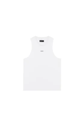 Camiseta sin mangas acanalada