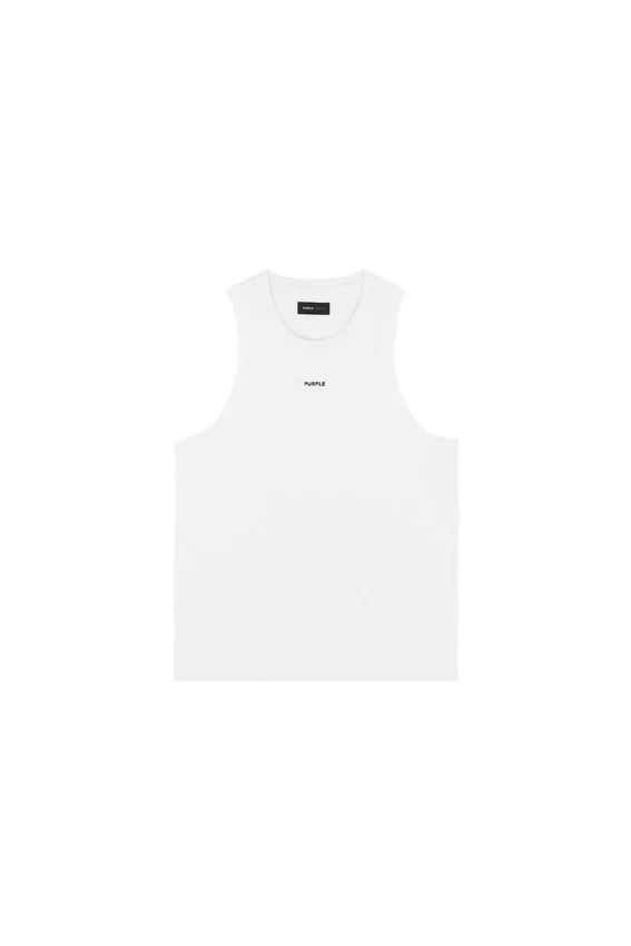 Camiseta sin mangas acanalada