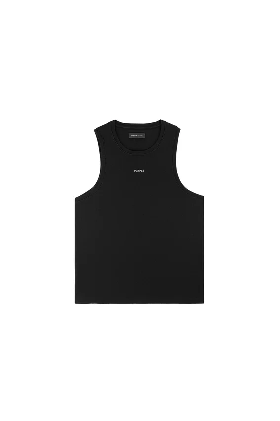 Camiseta sin mangas acanalada