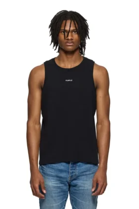 Camiseta sin mangas acanalada