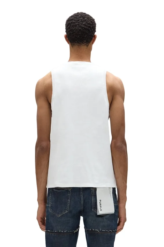 Camiseta sin mangas acanalada