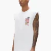 Camiseta sin mangas con calcomanías
