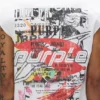 Camiseta sin mangas con calcomanías