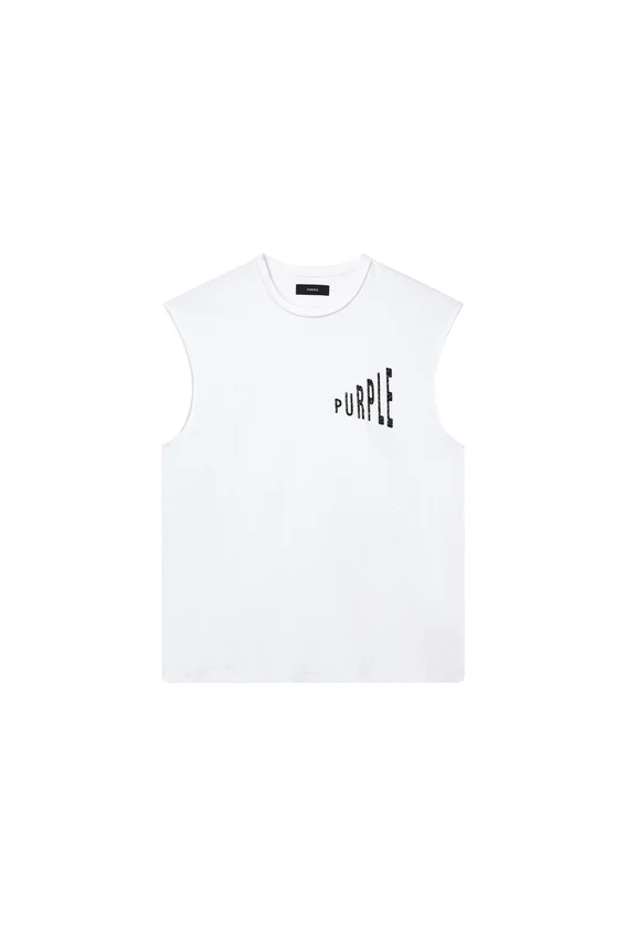 Camiseta sin mangas con efecto desvanecido