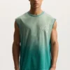 Camiseta sin mangas con efecto desvanecido