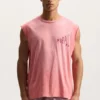 Camiseta sin mangas con efecto desvanecido