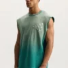 Camiseta sin mangas con efecto desvanecido