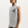 Camiseta sin mangas con efecto desvanecido