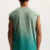 Camiseta sin mangas con efecto desvanecido