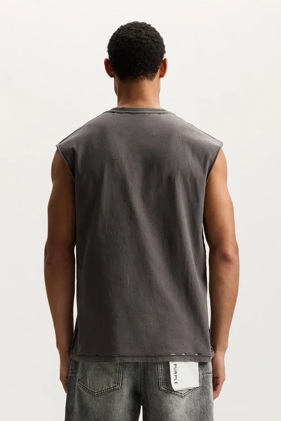 Camiseta sin mangas con letrero «Voltage»