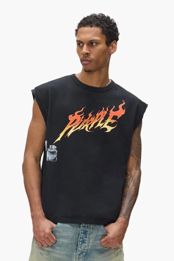 Camiseta sin mangas «Light My Fire»