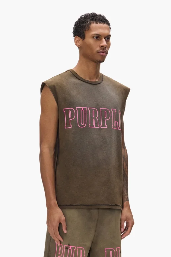 Camiseta sin mangas Slab Outline