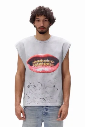 Camiseta sin mangas «Smile»