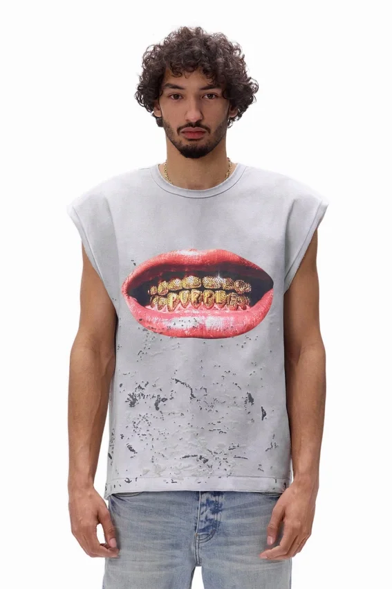 Camiseta sin mangas «Smile»