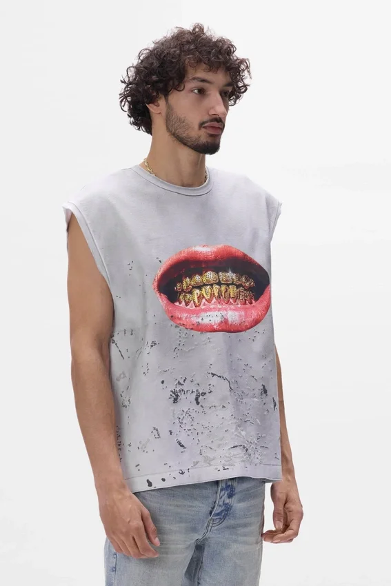 Camiseta sin mangas «Smile»