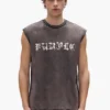 Camiseta sin mangas Worn Gothic