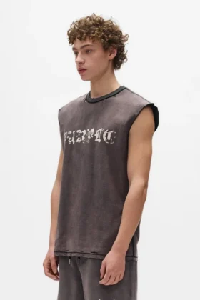 Camiseta sin mangas Worn Gothic