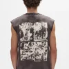 Camiseta sin mangas Worn Gothic