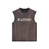 Camiseta sin mangas Worn Gothic