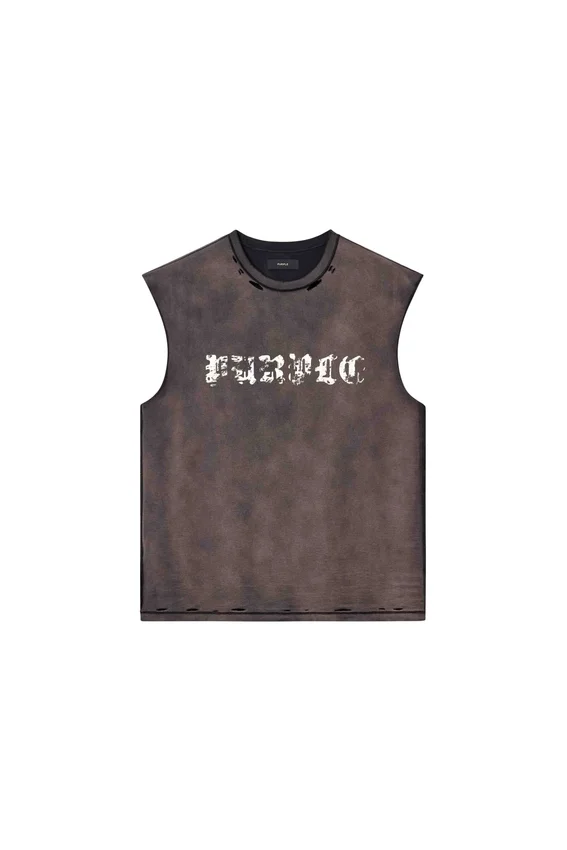 Camiseta sin mangas Worn Gothic