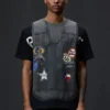 Camiseta tipo chaleco de equitación