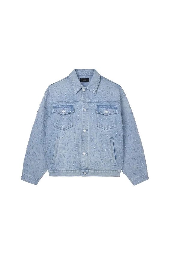 Chaqueta de camionero con adornos